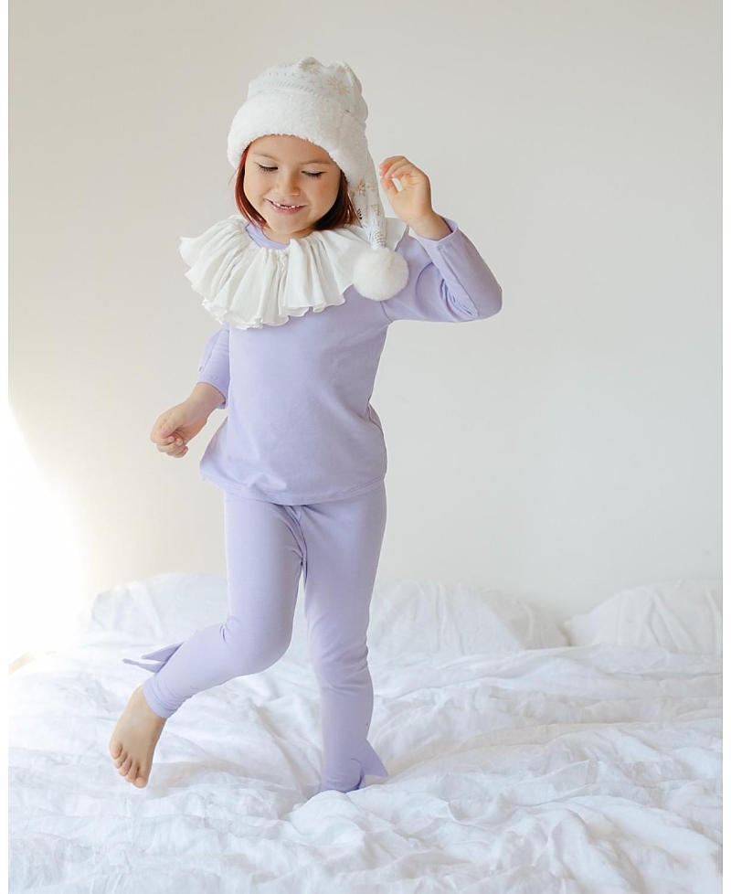 Band Of The Wild Pastel Purple Holiday Elf Pajama Costume - Baby