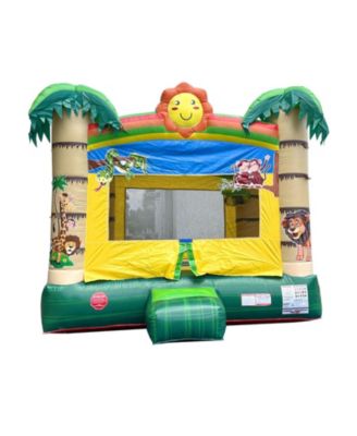 Pogo Bounce House Premium Inflatable Bounce House (Without Blower) - 13 x 12 x 14.5 Foot - Deluxe Castle Big Crossover Inflatable Bouncy House Jumper Unit for Kids