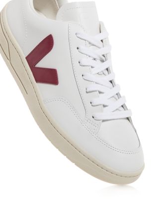 Men's V-12 Low Top Leather Sneakers