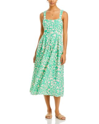 Banjanan - Ophelia Linen Pleated Midi Dress