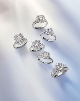 Emerald-Cut Certified Diamond Engagement Ring in 14K White Gold, 2.0 tcw 