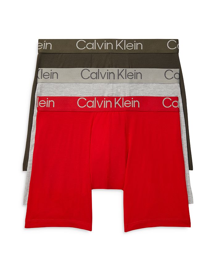 Calvin Klein Ultra-soft Modern 3-piece Boxer Brief Set - Black