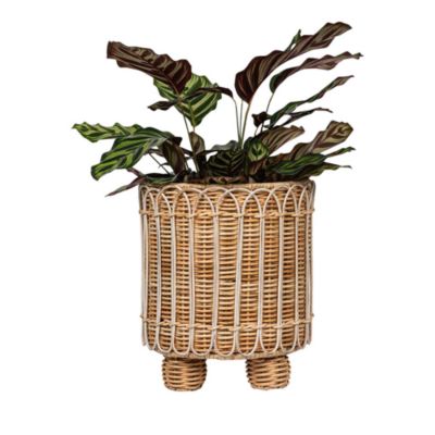 Provence Rattan Round Planter