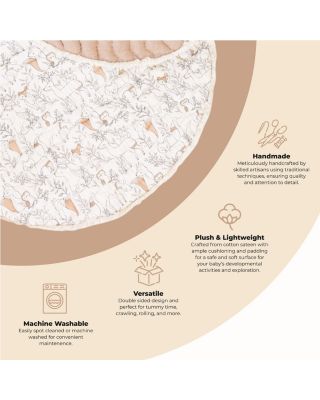 Ezra Quilted Playmat - Woodland