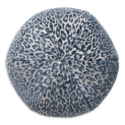 Leopard Sphere Decorative Pillow, 12"