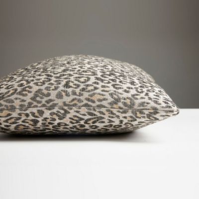 Leopard Lumbar Decorative Pillow, 22" x 14"