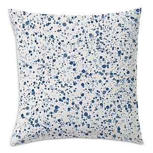 Scalamandre Spatter Decorative Pillow, 22 X 22 In Light Blue