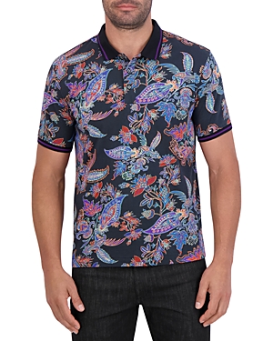 Robert Graham Ascona Paisley Polo In Multi