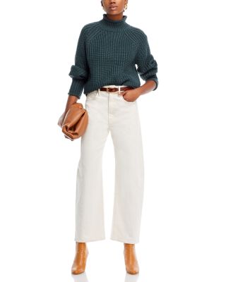 MOTHER The Half Pipe High Rise Ankle Jeans in Act Natural