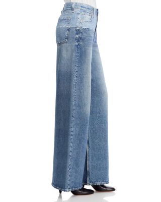 Miramar Sofie High Rise Wide Leg Stretch Sweatpant Jeans in Antonia
