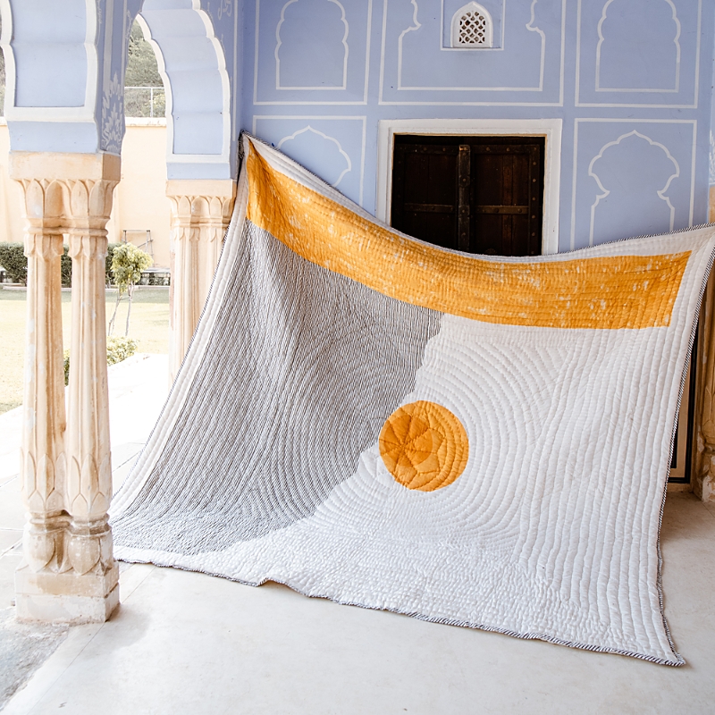 Cqc La New Moon Quilt Set, King In Multi