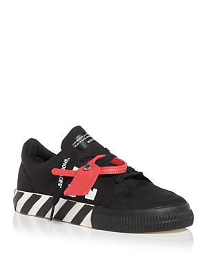 Shop Off-white Low Top Sneakers In Black/white