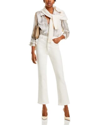 The Tripper High Rise Ankle Jeans in Cream Puff