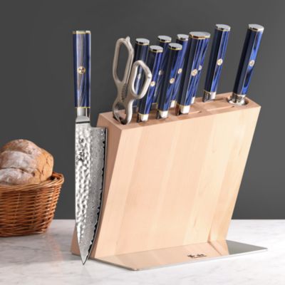 Kita Blue 12-Piece Knife Block Set