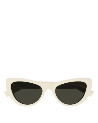 SAINT LAURENT Script Cat Eye Sunglasses, 53mm  display picture 1