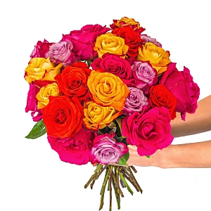 Shop Bloomsybox Kaleidoscope Roses Bouquet In Multi