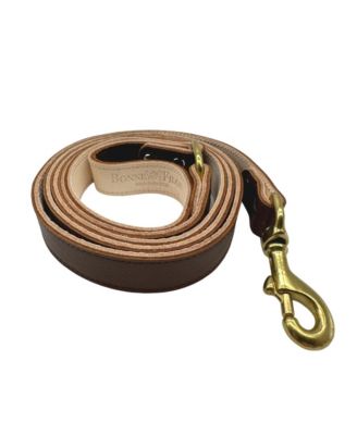 Small 6' Plain Leather Dog Leash