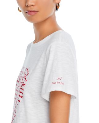 Je T&#39;Aime Heart Graphic Tee