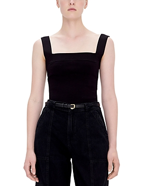 Shop Simkhai Madine Knit Tank In Black