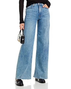 Shop Rag & Bone Sofie Wide Leg High Stretch Jeans In Whitney