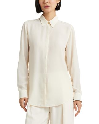 Ralph Lauren - Crepe Long Sleeve Shirt