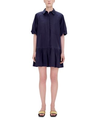 Crissy Cotton Poplin Mini Dress  