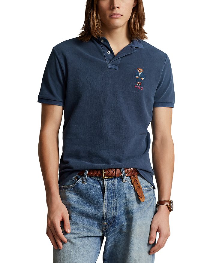Custom fit bear mesh hot sale polo