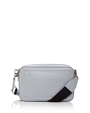 Shop Dolce & Gabbana Rosso Crossbody Bag In Medium Grey