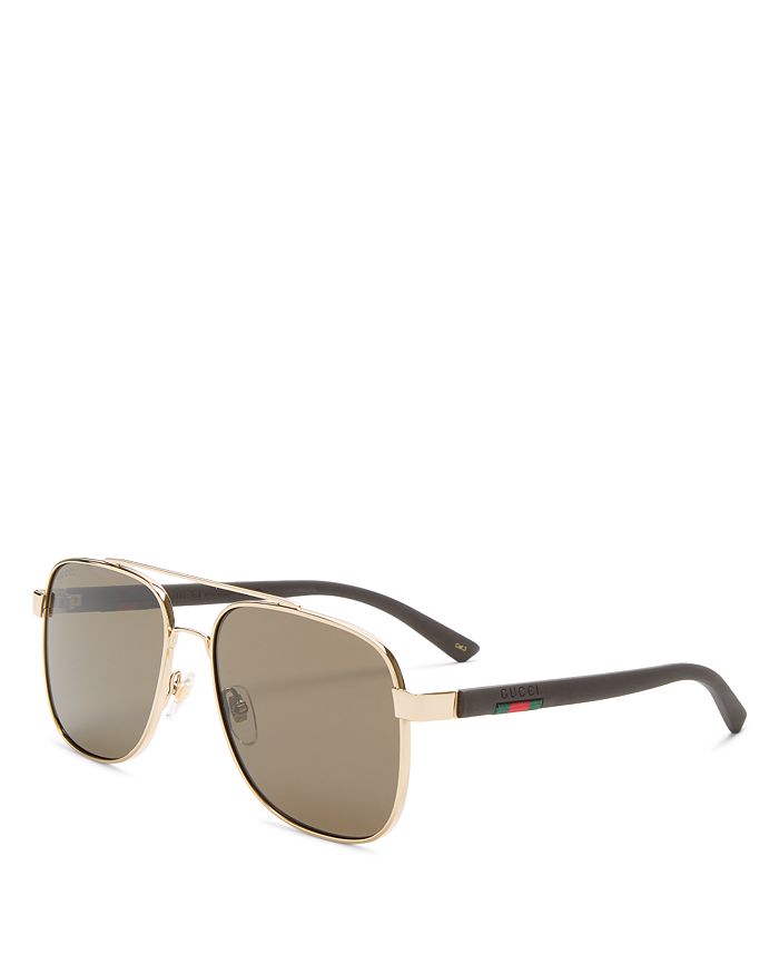 60mm aviator 2025 sunglasses gucci