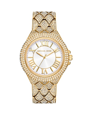 Shop Michael Kors Camille Watch, 43mm In Silver/gold