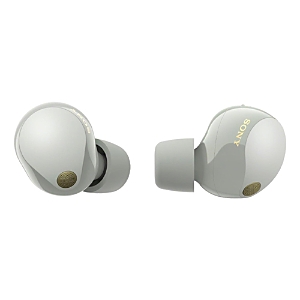 Shop Sony Truly Wireless Noise Canceling Earbuds In Silver