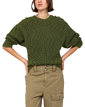 Shop Joie Aleena Wool Sweater In Dark Olive