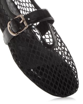 【新品】Her lip to Mary Jane Mesh Flats Amazon.com | VOLEECE Neutral Mesh Ballet Flats for Women Round Toe