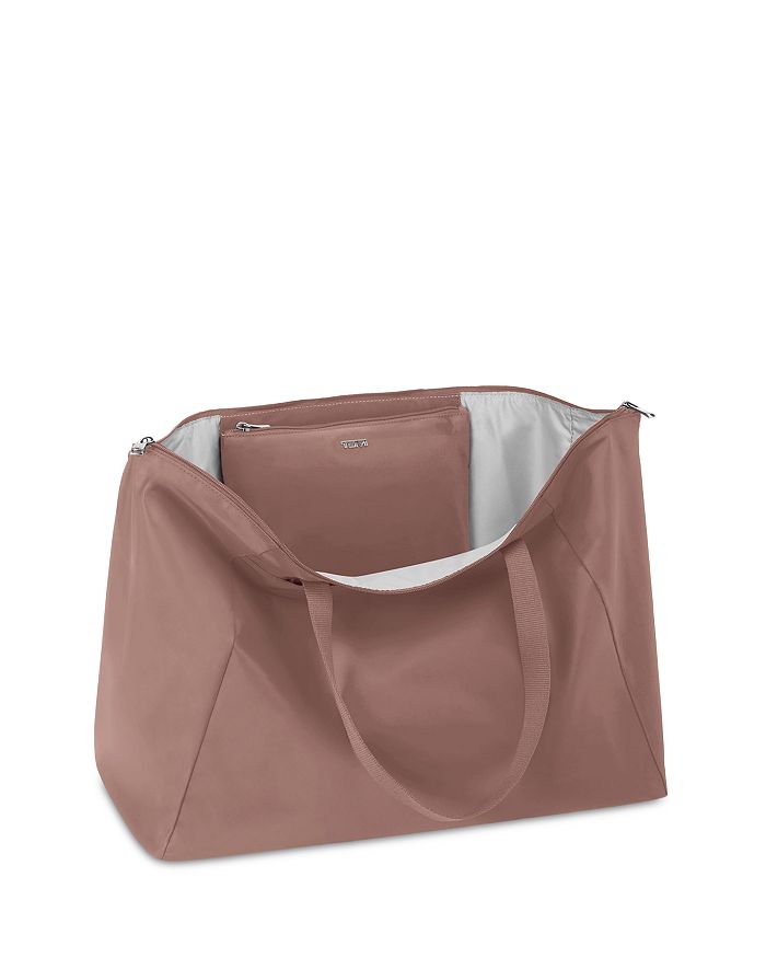 Shop Tumi Voyageur Just In Case Large Zip Tote Bag In Light Mauve