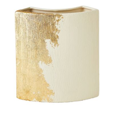 Global Views - Splashy Gold Leaf Vase, Small