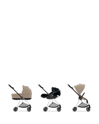 MIOS 3 Compact Lightweight Stroller in Chrome/Black