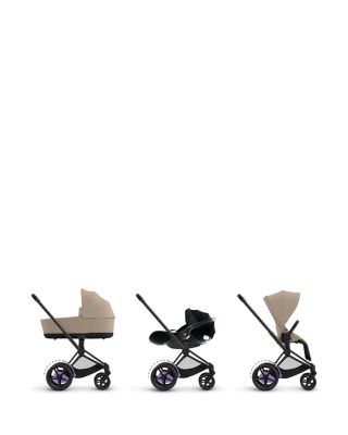 e-PRIAM 2 Smart Stroller in Matte Black