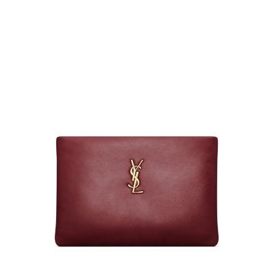 Saint Laurent Calypso Small Pouch in Lambskin