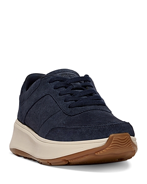 Shop Fitflop Women's F-mode Flatform Sneakers In Midnight Navy