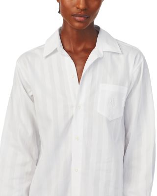 Cotton Long Sleeve Sleep Shirt