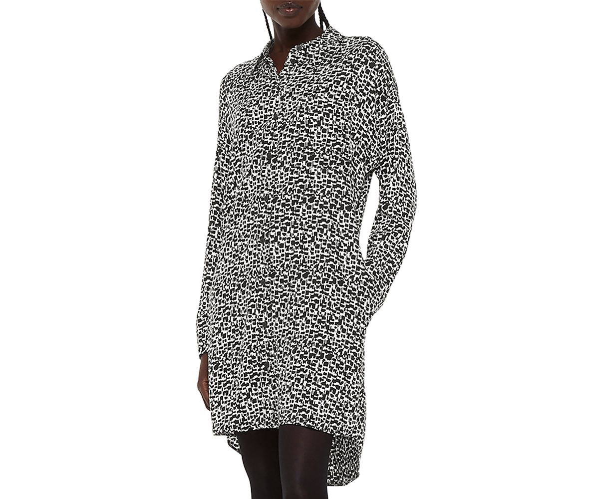 Whistles Helena Scratch Print Dress