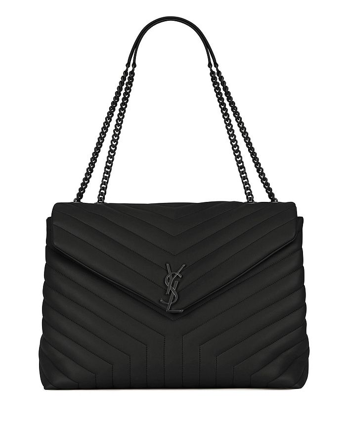 Saint Laurent Loulou Medium Quilted Leather Shoulder Bag