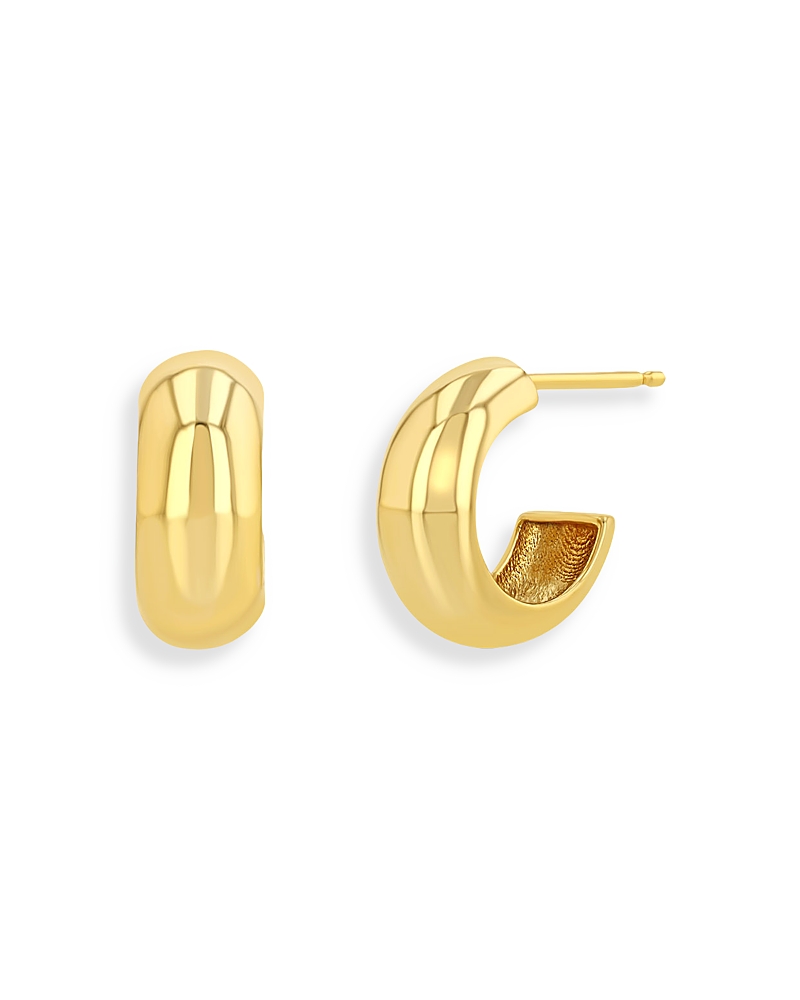 Zoë Chicco 14k Yellow Gold Huggie Hoop Earrings In Gold