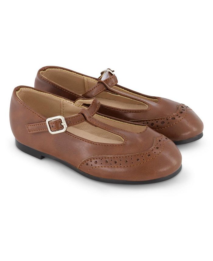 Zeebra Kids Wingtip Loafers - Black main image 1