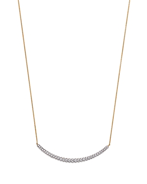 Bloomingdale's Diamond Graduated Bar Necklace in 14K Yellow Gold, 1.0 ct. t.w.