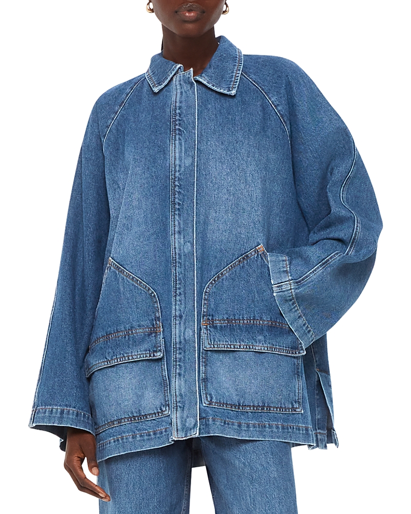 Whistles Flare Sleeve Denim Jacket