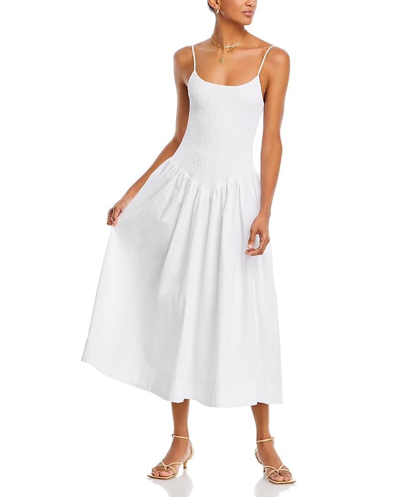 LUCY PARIS HAZEL SMOCKED DROPPED WAIST DRESS