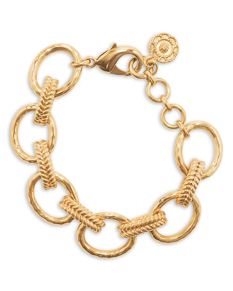 Capucine De Wulf Cleopatra Regal Link Bracelet In 18k Gold Plated In Gold