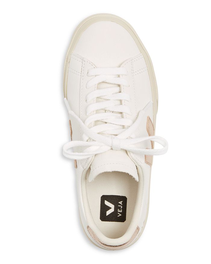 Veja Campo Leather Sneakers In White