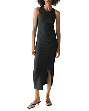 Michael Stars Tala Sleeveless Dress In Black